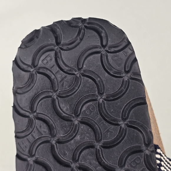 Birki’s by Birkenstock Curacao Black & White Stretch Strap Sandals Women’s 10 - Picture 10 of 10